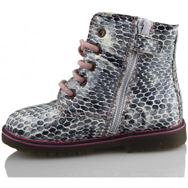PABLOSKY BOTIN NIÑA CORDON MODA VIPERA  GRIS