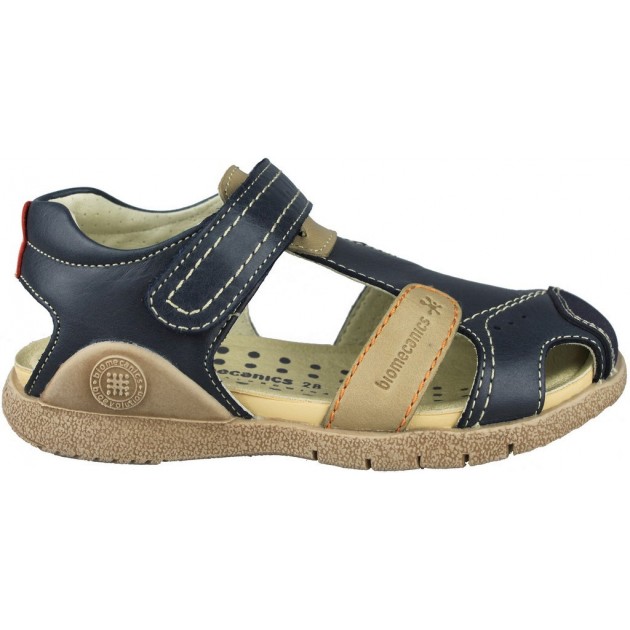 BIOMECANICS KAISER SANDALIA PIEL VELCRO AZUL