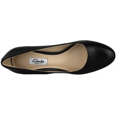 CLARKS KENDRA SIENNA LEATHER  BLACK