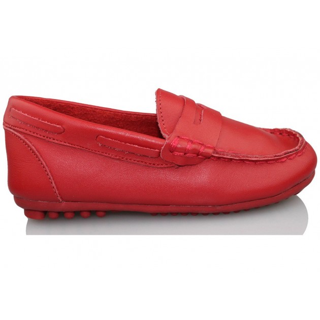 ELFOS MOCASIN BEBE  ROJO