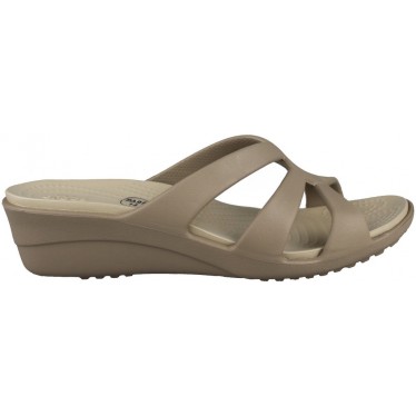 CROCS SANRAH STRAPPY  BEIGE