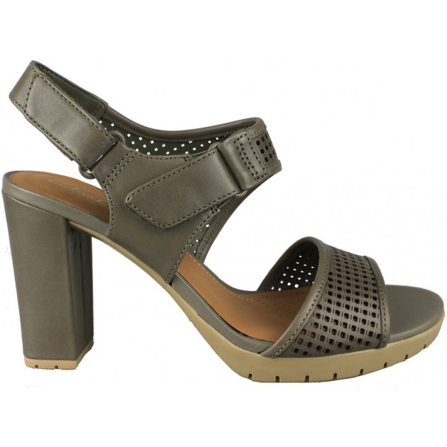CLARKS PASTINA ESTATE SANDALIA COMODA VERDE