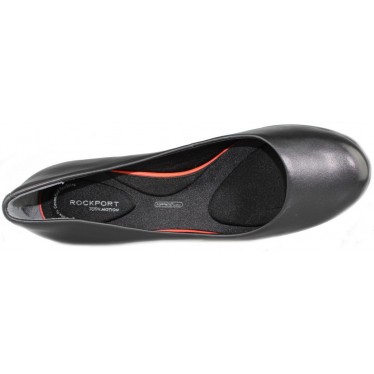 Rockport Schuhe Pumpe zusätzliche bequeme lebende Frau  NEGRO