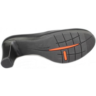 Rockport Schuhe Pumpe zusätzliche bequeme lebende Frau  NEGRO