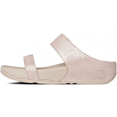 Lulu FitFlop Schimmer suede slide  ROSA