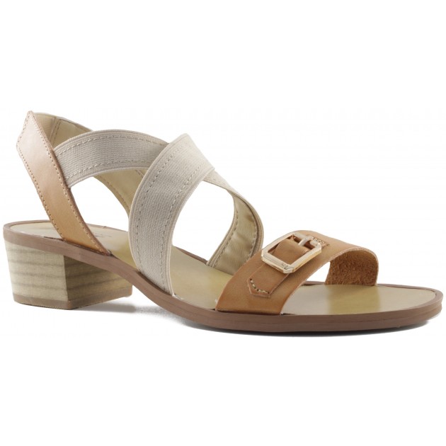MUSTANG Quadrat Heel Sandale CUERO