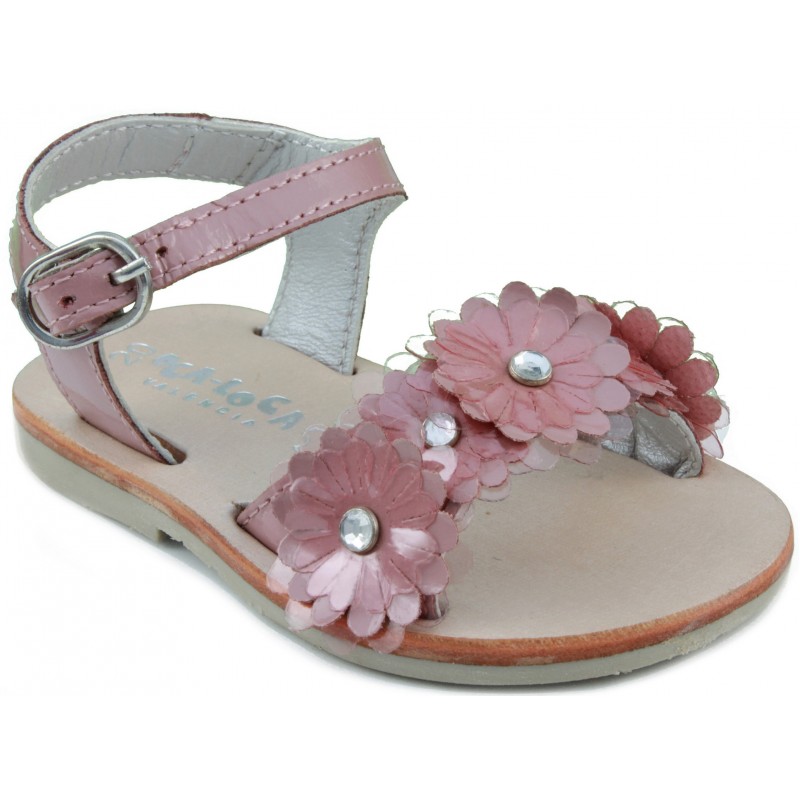 OCA LOCA Lackleder Sandale  PINK