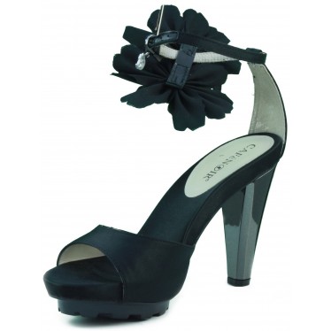 Cafe Noir Heel Sandalen anziehen.  NEGRO