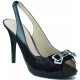 GUESS Frau Schuh Ferse offen  NEGRO
