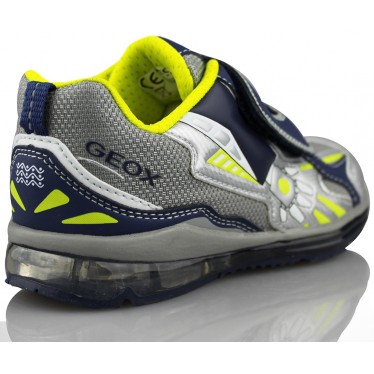 GEOX B A TEXT SYNT LIGHTS  GRIS