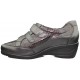 Drucker CALZAPEDIC Mokassin breite und bequeme Velcro.  NEGRO
