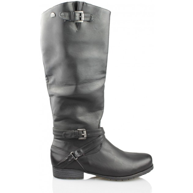 Mustang Damen booten Hoch NEGRO