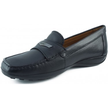 GEOX Damen Mokassin Modell euro2  NEGRO