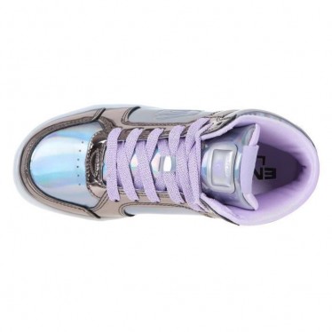 GRAU UND LILA SKECHERS SNEAKERS  GRIS