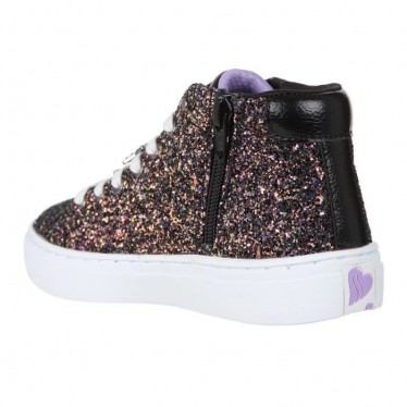 SCHWARZE UND WEISSE SKECHERS SNEAKERS  NEGRO