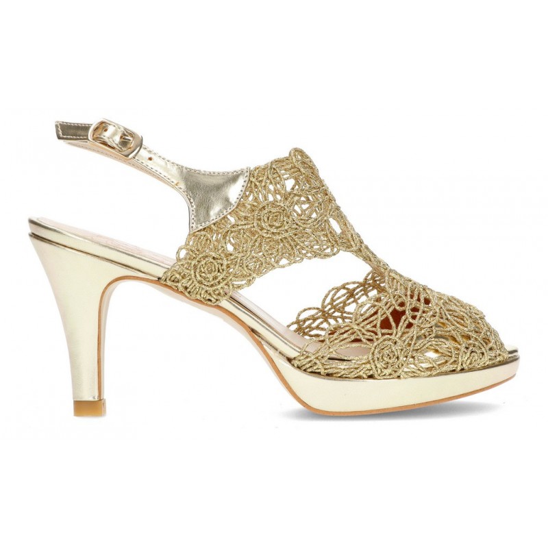 SHOE ELEGANT ANGEL ALARCON  DORADO