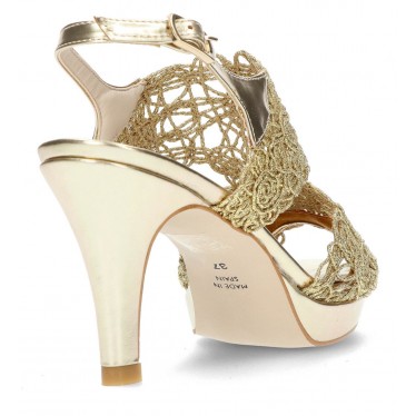 SHOE ELEGANT ANGEL ALARCON  DORADO