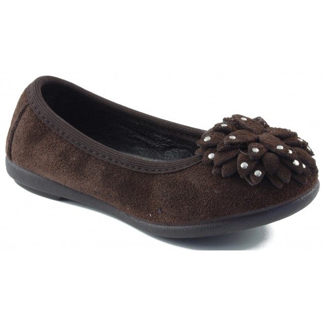 VULLADI Ballerina mit Gummi MARRON