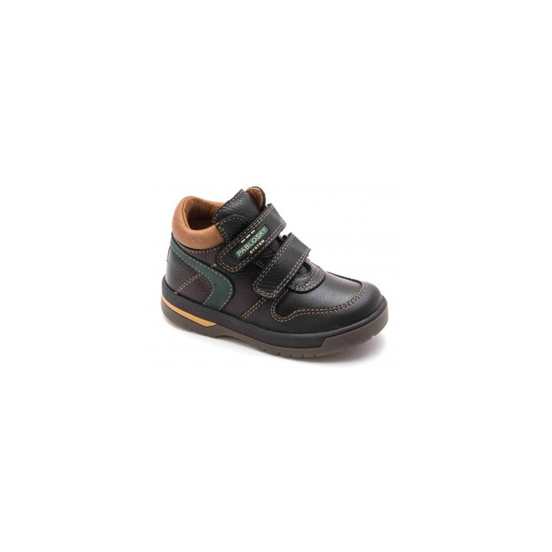SKIN BOOT VELCRO Kind Pablosky  MARRON
