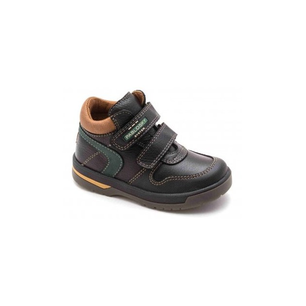 SKIN BOOT VELCRO Kind Pablosky MARRON