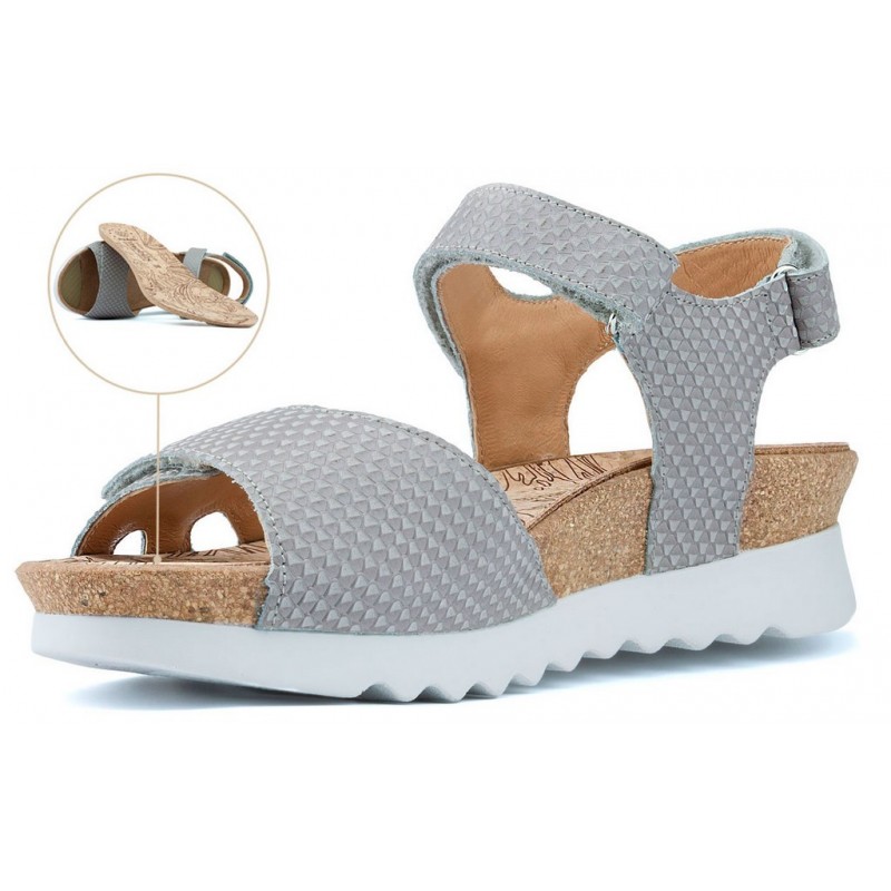 Sandalen MEPHISTO QUIRINA LIGHT TAUPE