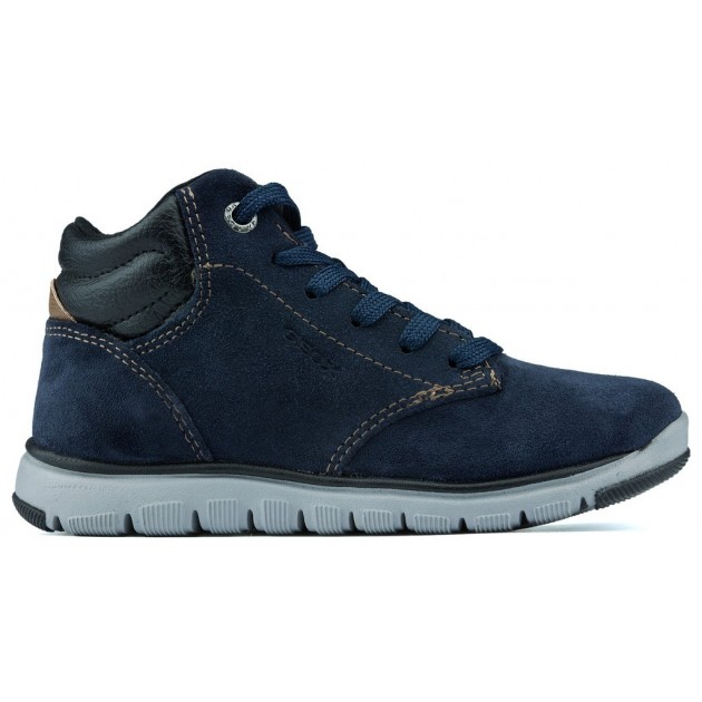 JR XUNDAY Boy GEOX Stiefeletten NAVY_BLACK JR XUNDAY Boy GEOX Stiefeletten NAVY_BLACK