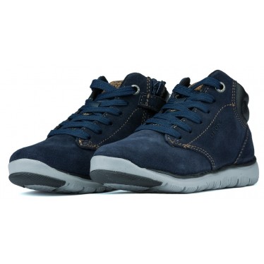 JR XUNDAY Boy GEOX Stiefeletten NAVY_BLACK