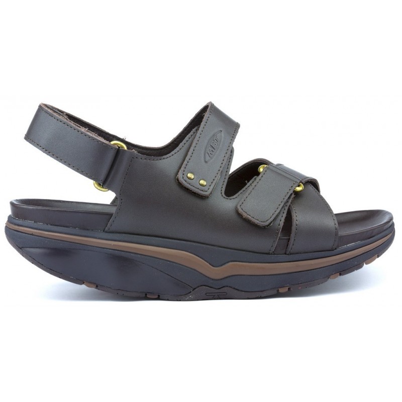 SANDALIAS MBT ROCCO M BLACK COFFE NAPPA
