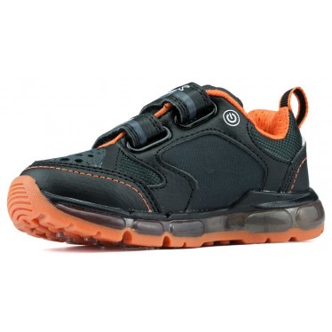 Geox Jr Android Boy Schuhe BLACK_ORANGE