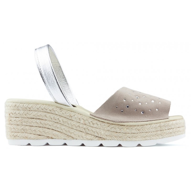 Sandalen mit Keil ARANTXA SERRAJE COMODAS NIQUEL