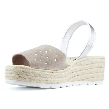Sandalen mit Keil ARANTXA SERRAJE COMODAS NIQUEL