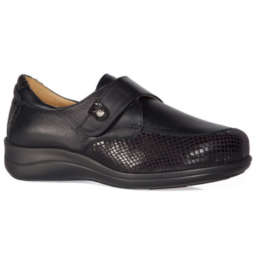 SCHUHE CALZAMEDI TEXTURE STRETCH W 0644 NEGRO