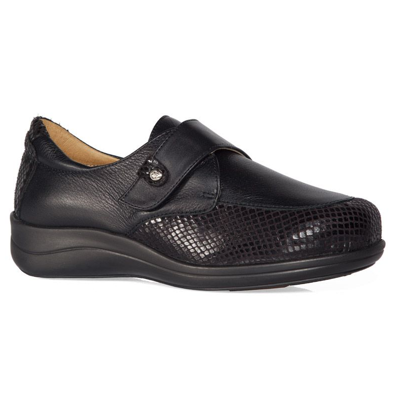 SCHUHE CALZAMEDI TEXTURE STRETCH W 0644 NEGRO