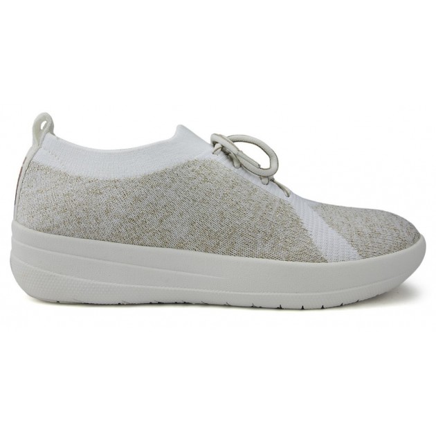 SLIPPERS L40 FITFLOPS F-SPORTY UBERKNIT SNEAKERS W METALLIC GOLD SLIPPERS L40 FITFLOPS F-SPORTY UBERKNIT SNEAKERS W METALLIC GOLD