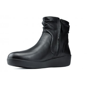 FITFLOP MUK FITFLOP SKATEBOOTIE LEDERSTIEFELUK BLACK