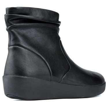FITFLOP MUK FITFLOP SKATEBOOTIE LEDERSTIEFELUK BLACK