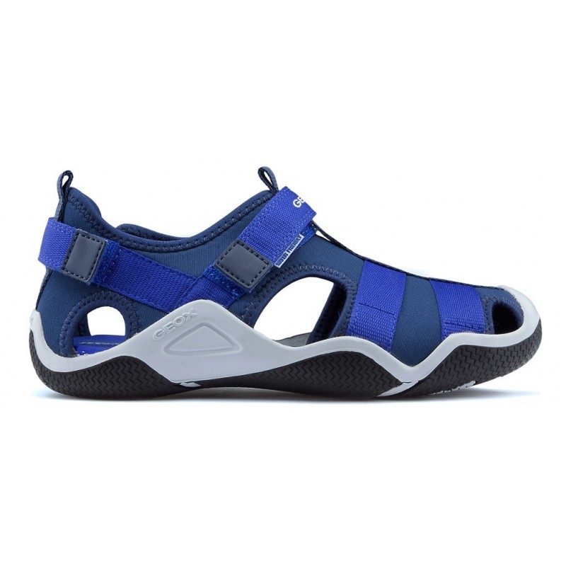 SANDALEN GEOX J WADER LYCRA GEOBUCK NAVY
