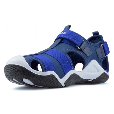 SANDALEN GEOX J WADER LYCRA GEOBUCK NAVY