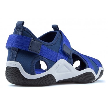 SANDALEN GEOX J WADER LYCRA GEOBUCK NAVY