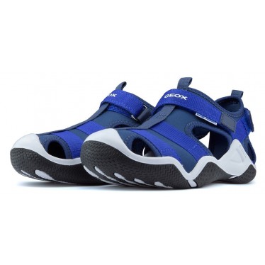SANDALEN GEOX J WADER LYCRA GEOBUCK NAVY
