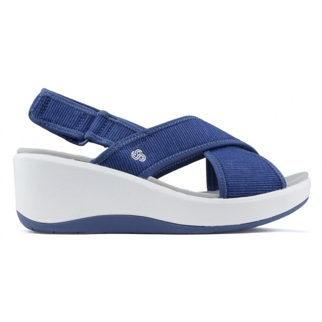 Sandalen CLARKS STEP COVE BLUE Sandalen CLARKS STEP COVE BLUE