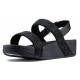 SANDALEN FITFLOP LOTTIE SHIMMERCRYSTAL BLACK