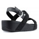 SANDALEN FITFLOP LOTTIE SHIMMERCRYSTAL BLACK
