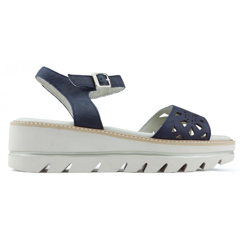 CALLAGHAN LANGER STRAND FRISCHE SANDALEN NAVY