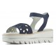 CALLAGHAN LANGER STRAND FRISCHE SANDALEN NAVY