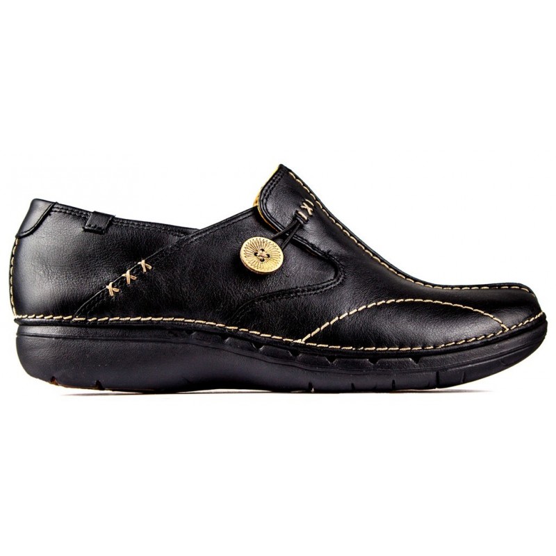 CLARKS UN LOOP BLACK