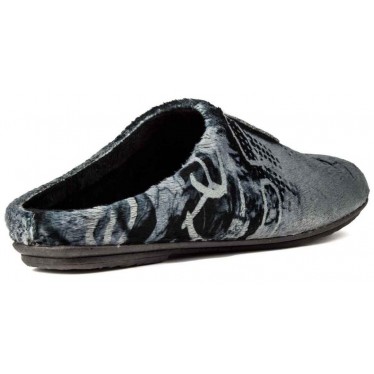 SCHUHE VULLADI HAUS GESCHLOSSENER MANN GRIS
