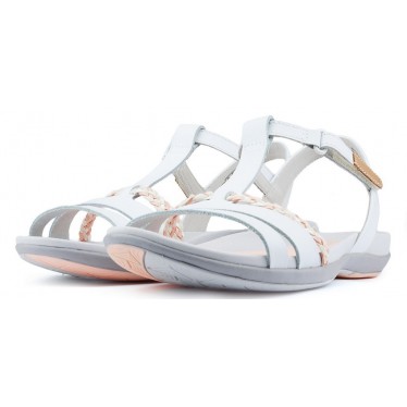 Sandalen CLARKS UNSTRUCTURED TEALITE WHITE