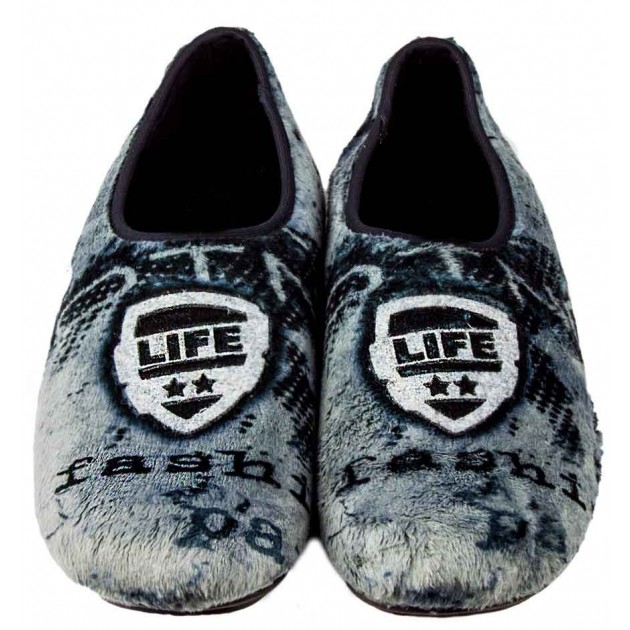 SCHUHE VULLADI HAUS GESCHLOSSENER MANN GRIS SCHUHE VULLADI HAUS GESCHLOSSENER MANN GRIS