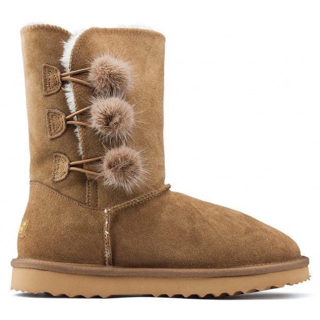 Stiefel Oca Loca Pompon CUERO Stiefel Oca Loca Pompon CUERO